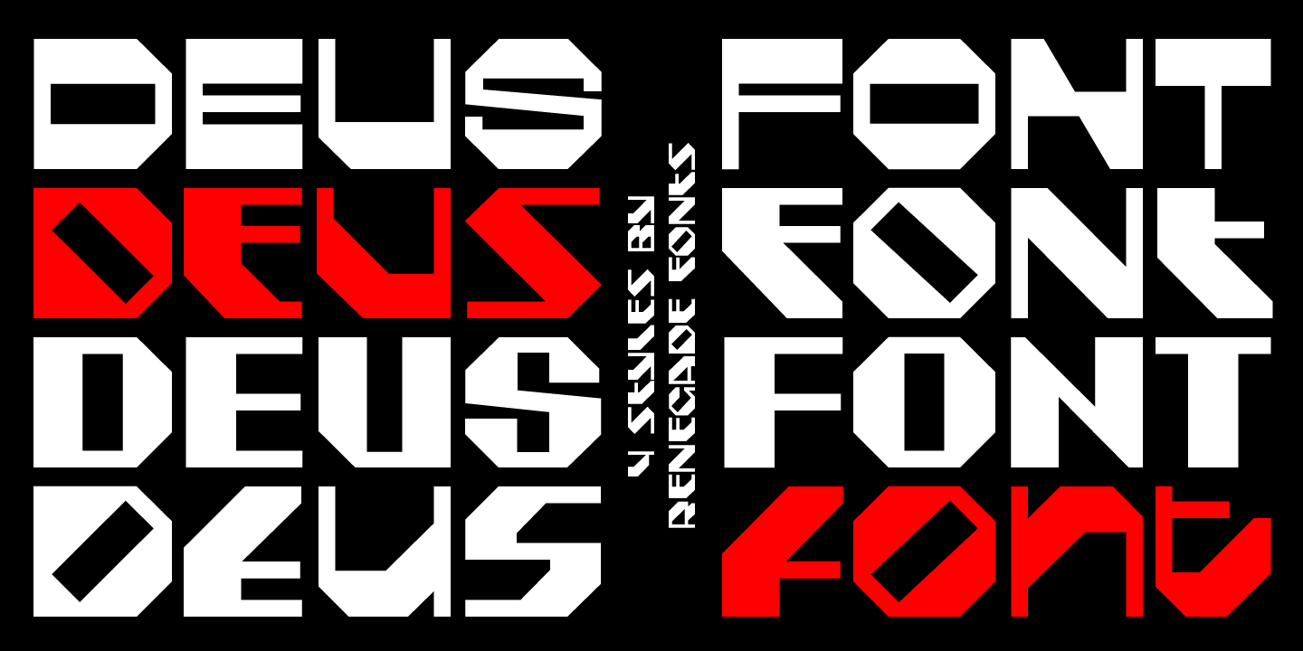 Deus Font preview